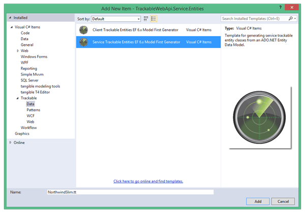 trackable-model-first-generator